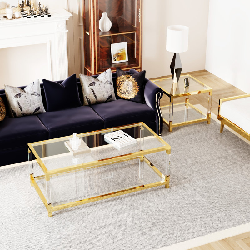 George Oliver Modern Minimalist Living Room Furniture Set | Wayfair